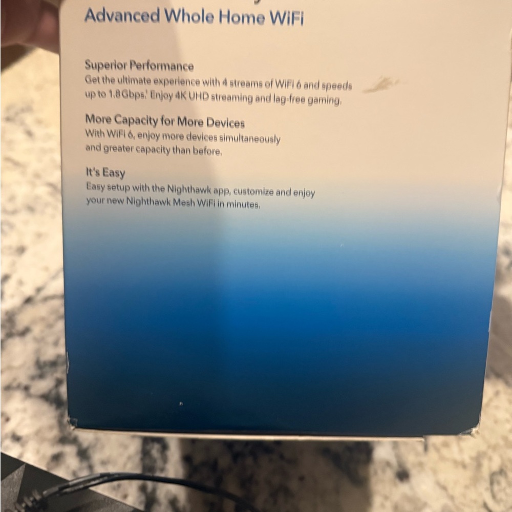 Used Netgear Mesh WiFi 6 Router and Satellite. - Picture 4 of 9